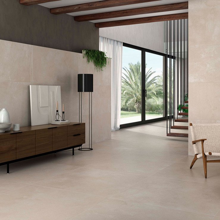 Klinker Elementi Beige Mat 60x120 cm-0